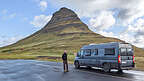 Herb and our Camper by Kirkjufell